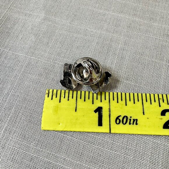 Barbie Silver Tone Clutch Back Pin