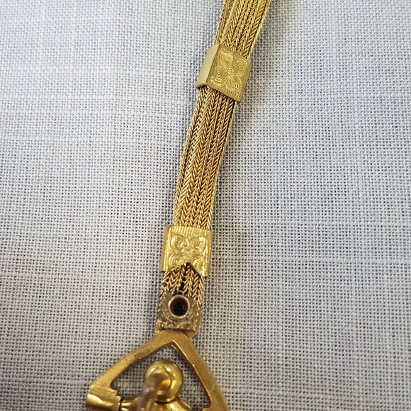 Antique 1920s Whiting and Davis Mesh Wristlet