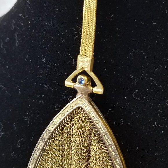 Antique 1920s Whiting and Davis Mesh Wristlet