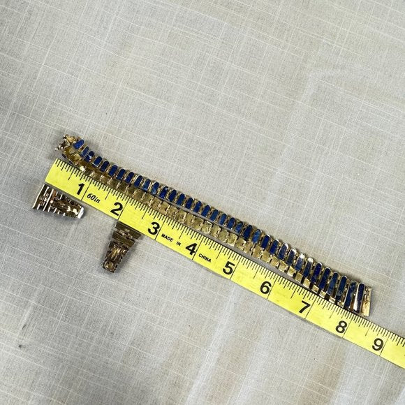 Vintage Smithsonian Institution Lapis Lazuli Sterling Necklace and Earrings