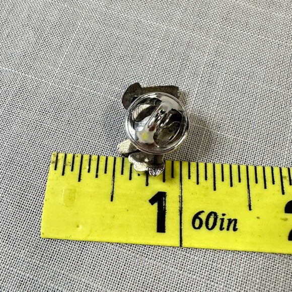 Barbie Silver Tone Clutch Back Pin