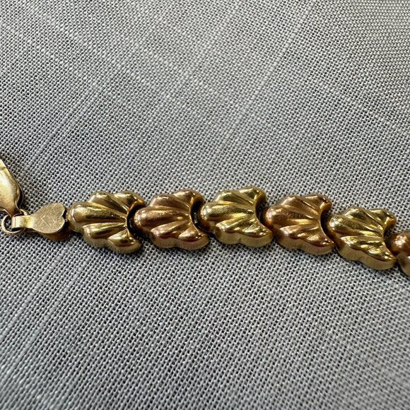 Vintage Town & Country 10K Gold and Rose Gold Bracelet