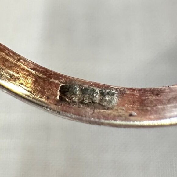 Vintage Snake Skin Agate Sterling Silver Ring