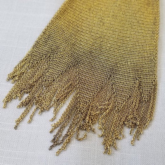 Antique 1920s Whiting and Davis Mesh Wristlet