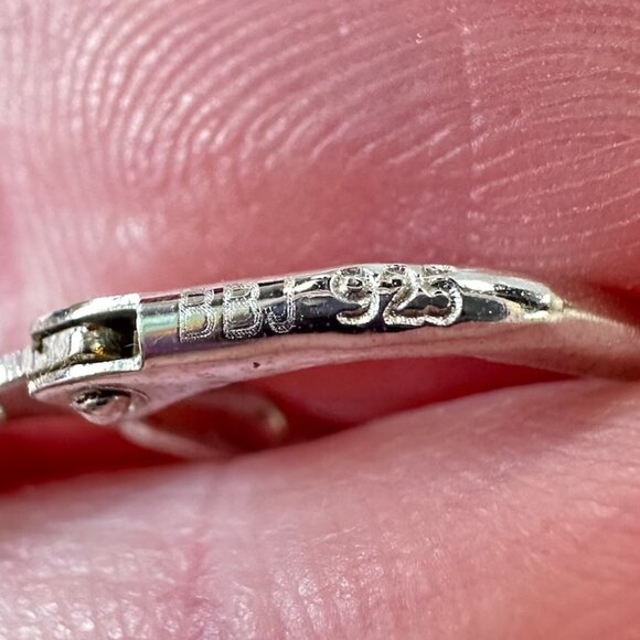 BBJ Deep Amethyst Sterling Silver Earrings