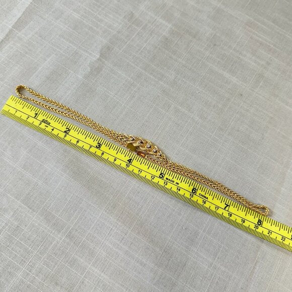 14K Diamond and Double Rope Chain Necklace and Earrings Set