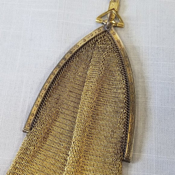 Antique 1920s Whiting and Davis Mesh Wristlet