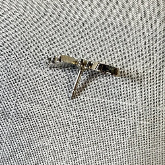 Barbie Silver Tone Clutch Back Pin