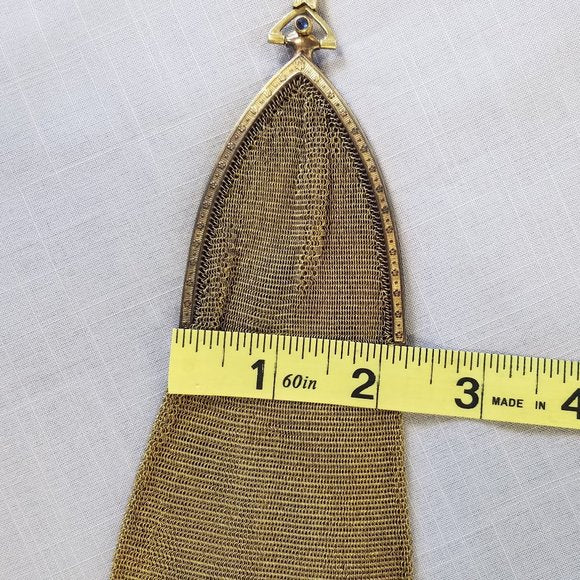 Antique 1920s Whiting and Davis Mesh Wristlet