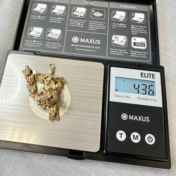 Vintage Town & Country 10K Gold and Rose Gold Bracelet