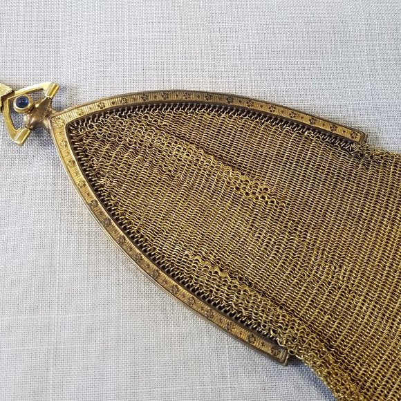 Antique 1920s Whiting and Davis Mesh Wristlet